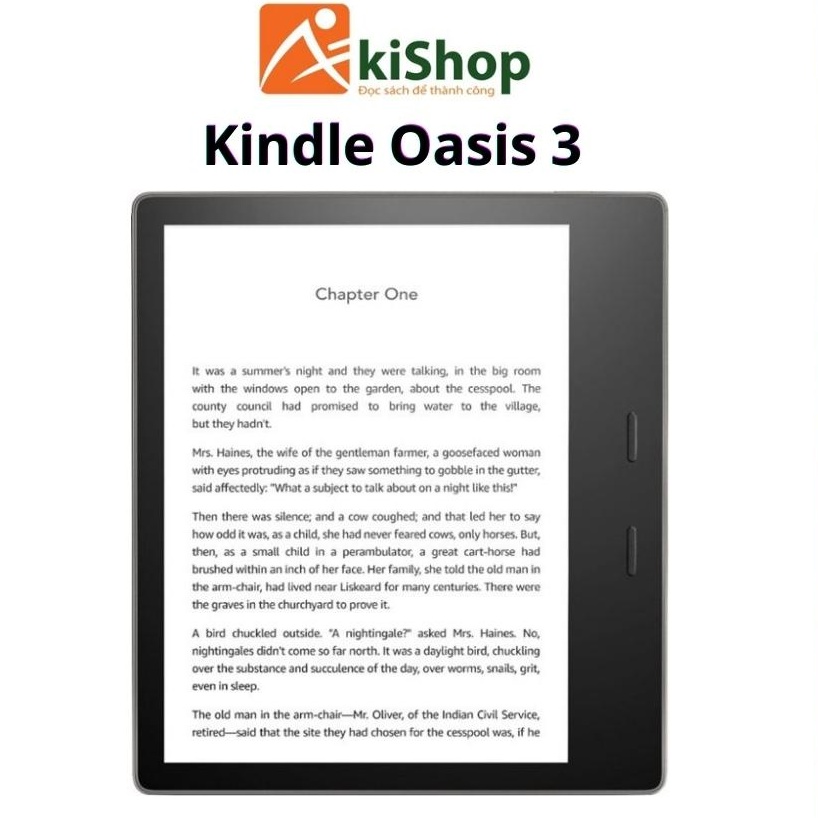 Máy đọc sách Kindle Oasis 3 chính hãng cao cấp Akishop