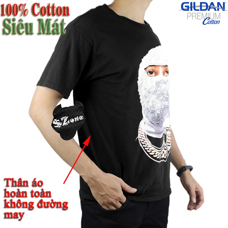 Áo Phông Cotton 100% In Hình 3D Cao Cấp SZone PM65