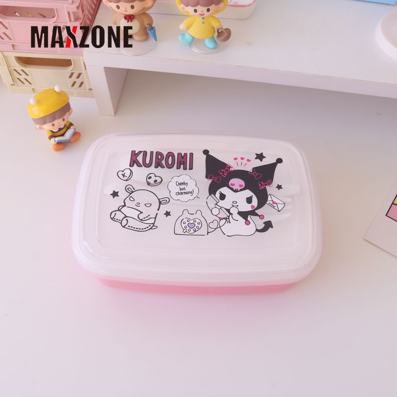 Hộp cơm Giữ Ấm Thân Thiện Với Môi Trường Hình Mèo Hello Kitty Dễ Thương