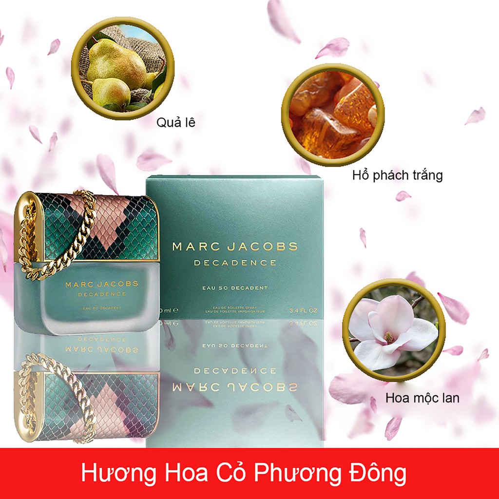 Nước Hoa Nữ Decadence Marc Jacobs Túi Xanh Nhạt Chai Full