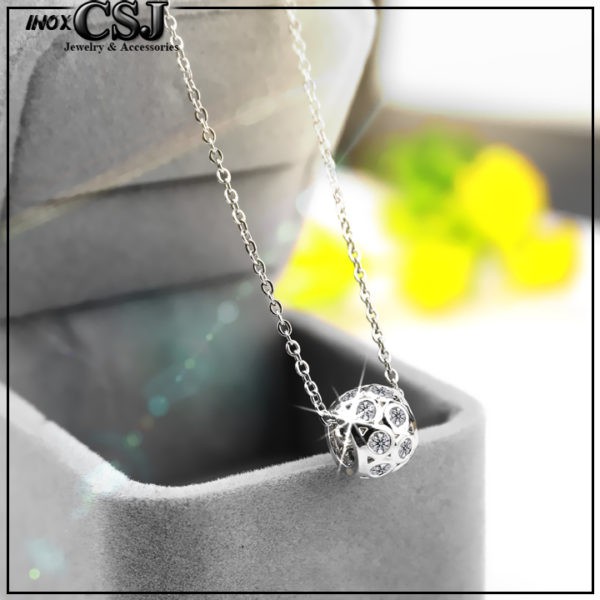 DÂY CHUYỀN NỮ MẶT CHAM INOX CAO CẤP KHÔNG ĐEN - độc đáo, không đen, không gỉ