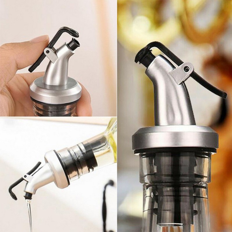 Nắp Đậy Và Vòi Rót Thông Minh Cho Chai Lọ Đựng Nước Mắm - Dầu Ăn - Gia Vị Khác Tiện Dụng