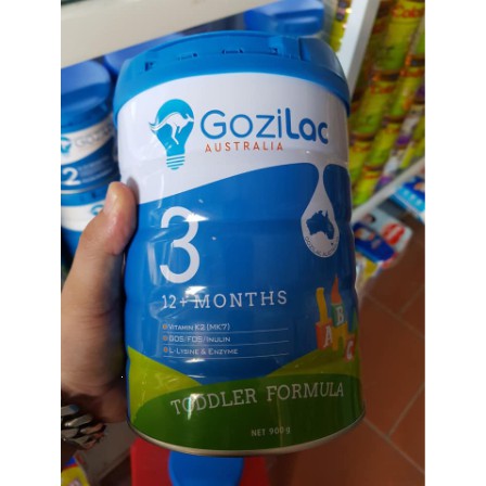 Sữa Bột Gozilac hộp 900g Đủ Số 1,2,3 Giúp Bé Hấp Thu Canxi (bổ sung vitamin K2 (MK7))