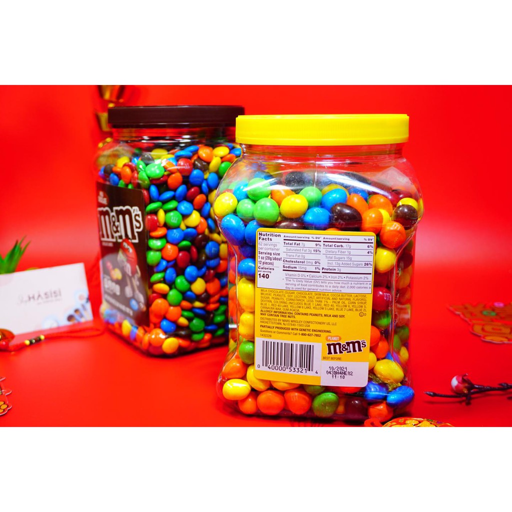 KẸO SOCOLA M&amp;M HỘP 1.7KG MỸ CHÍNH HÃNG - 7984
