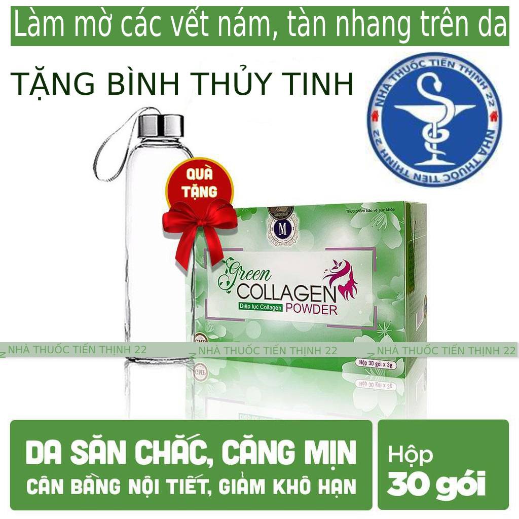 Collagen Green Collagen Powder -Tặng bình thủy tinh