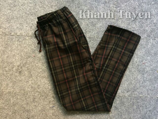 PLAID PANTS - CARO NÂU TRẮNG - CARO NÂU SẪM - HOT TRENDY