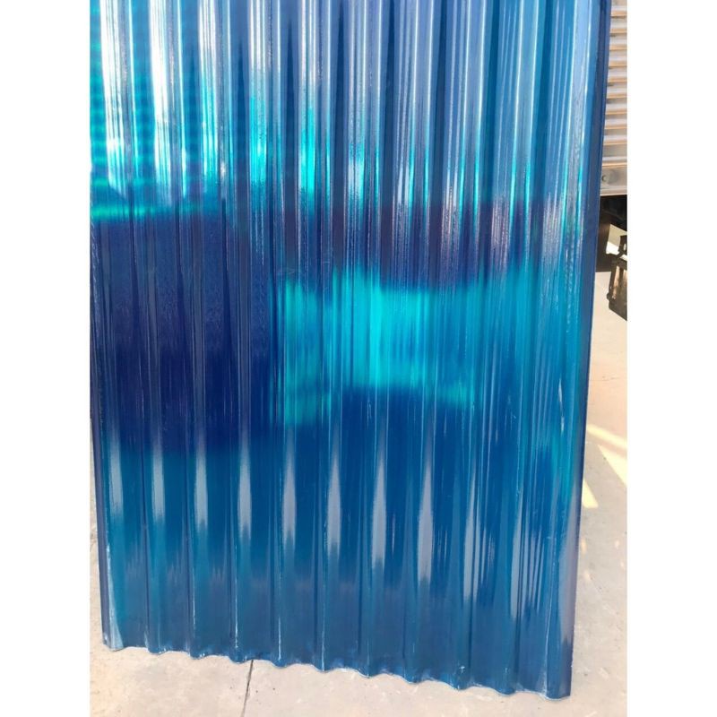 Tôn Nhựa lấy sáng POLY màu Xanh