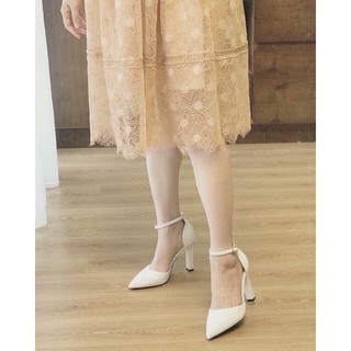 Giày Cao Gót khóa Cài Mango D0022E