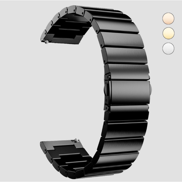 22mm Universal Watch Band Stainless Steel Replacement Strap for Samsung Gear S3