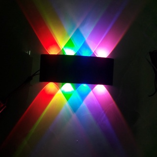 Đèn led hắt tường 2 đầu đèn trang trí cầu thang nhiều loại nhiều màu