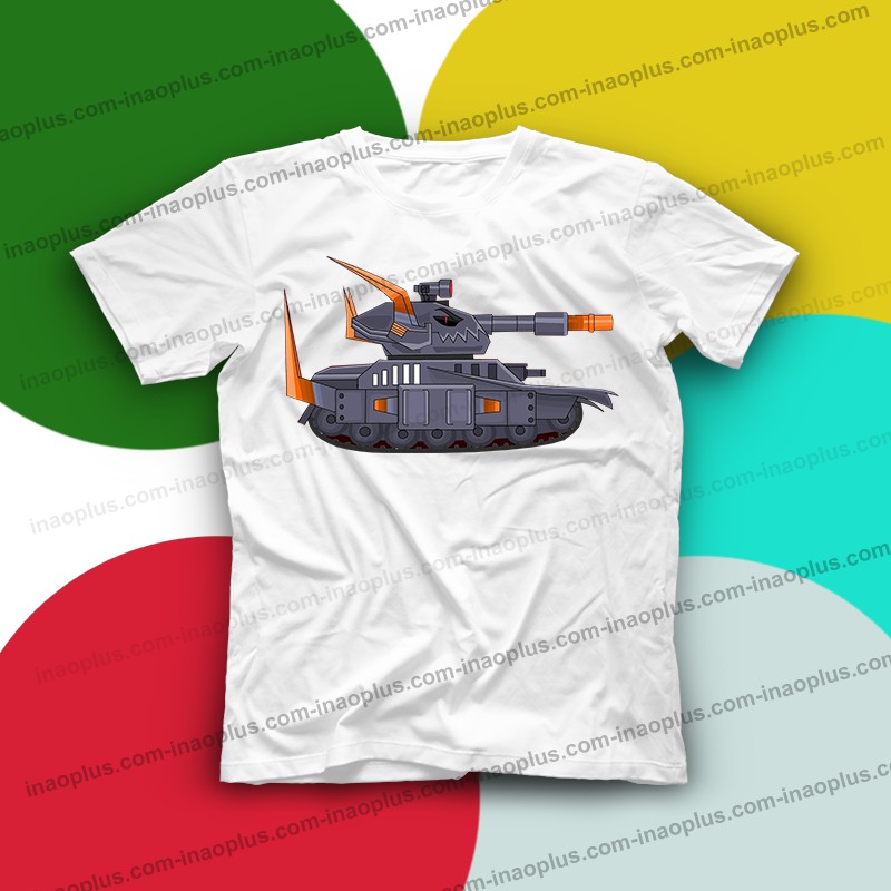 In áo hình xe tăng cho bé trai-áo phim hoạt hình xe tăng-áo thun đẹp