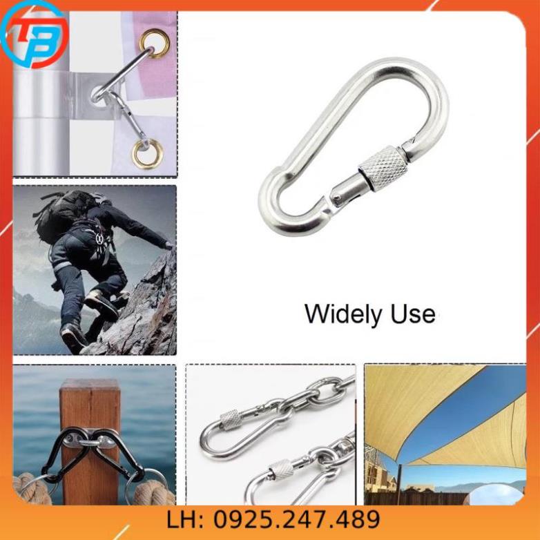 Móc Khóa An Toàn INOX 304 size lớn 8mm