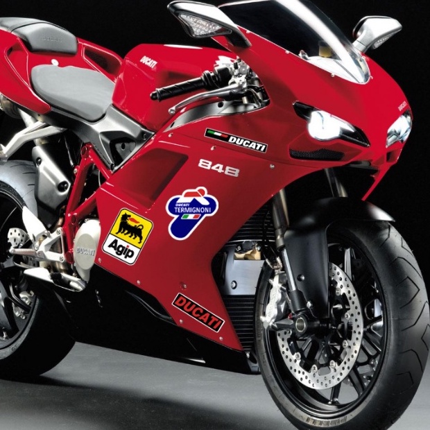 1 Miếng Dán Logo Ý Màu Phản Quang Cho Ducati Multistrada Performance 821 620
