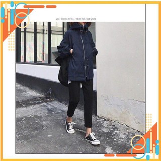 [Mặc Là Đẹp] ÁO KHOÁC DÙ NỮ TRƠN FORM RỘNG