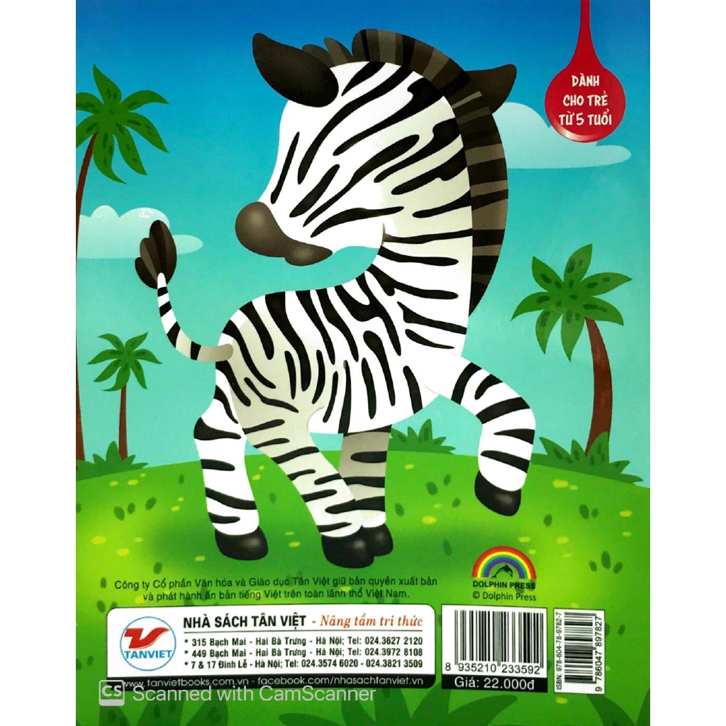 Sách - Những Câu Chuyện Về Thế Giới Động Vật - Tớ Là Một Chú Ngựa Vằn - I Am A Zebra (Song Ngữ Anh-Việt)