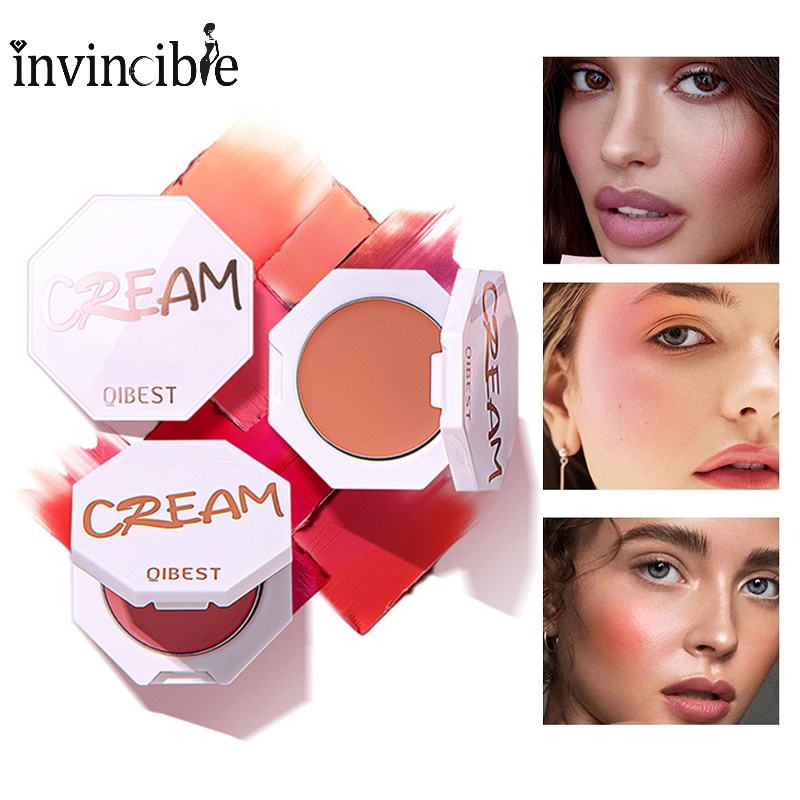 1 Thỏi Phấn Má Hồng/Tạo Khối Màu Nhung/Đỏ Tự Nhiên Mềm Mịn Lâu Trôi