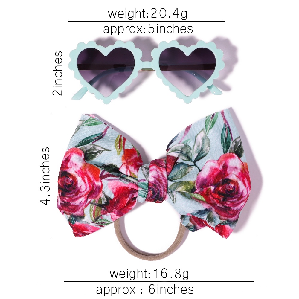 KIDSBOWS Set 2 Băng Đô Nơ Chấm Bi/Chấm Bi/Hoa Xinh Xắn Cho Bé Gái