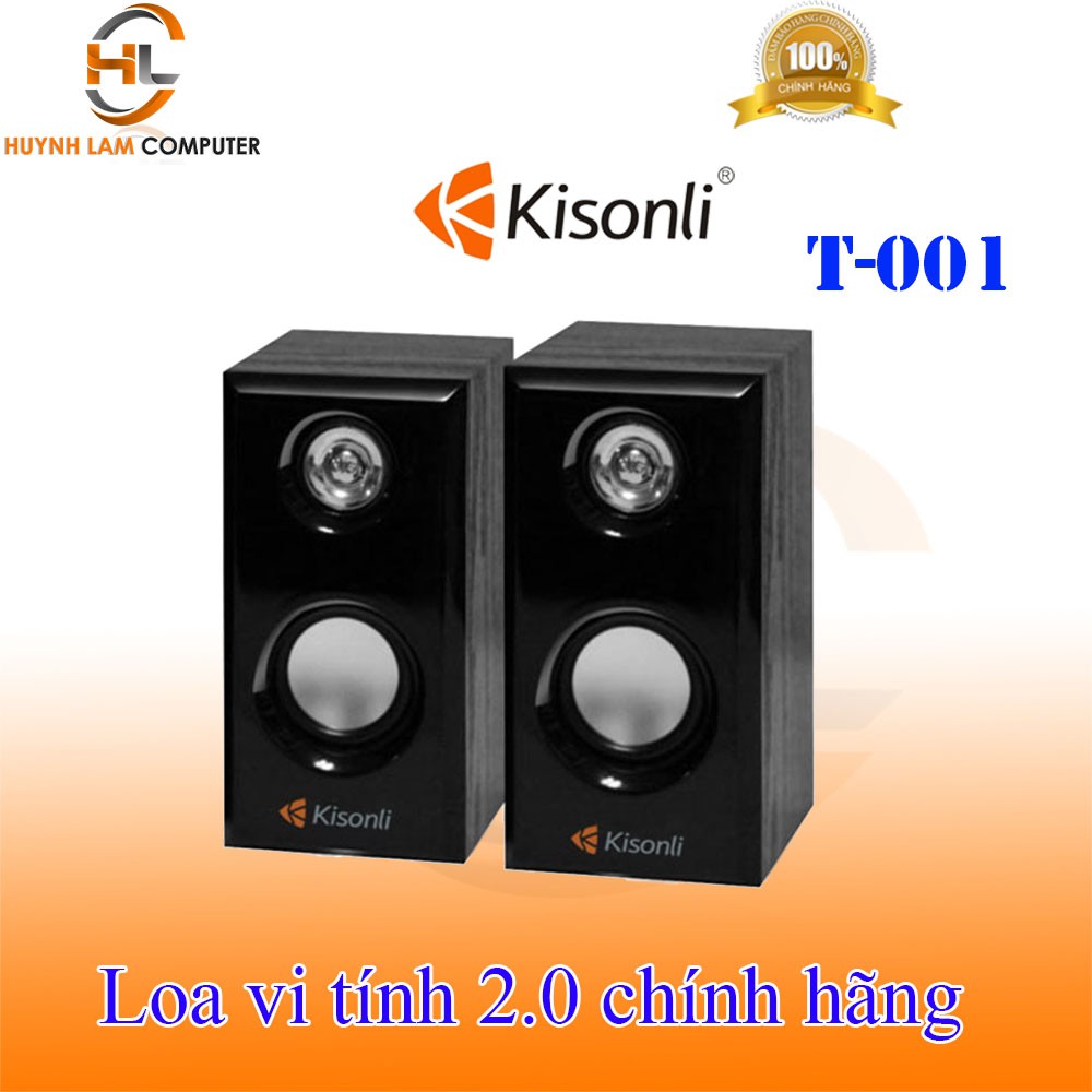 Loa vi tính Kisonli T-001 3W x 2 sôi động - Hãng phân phối
