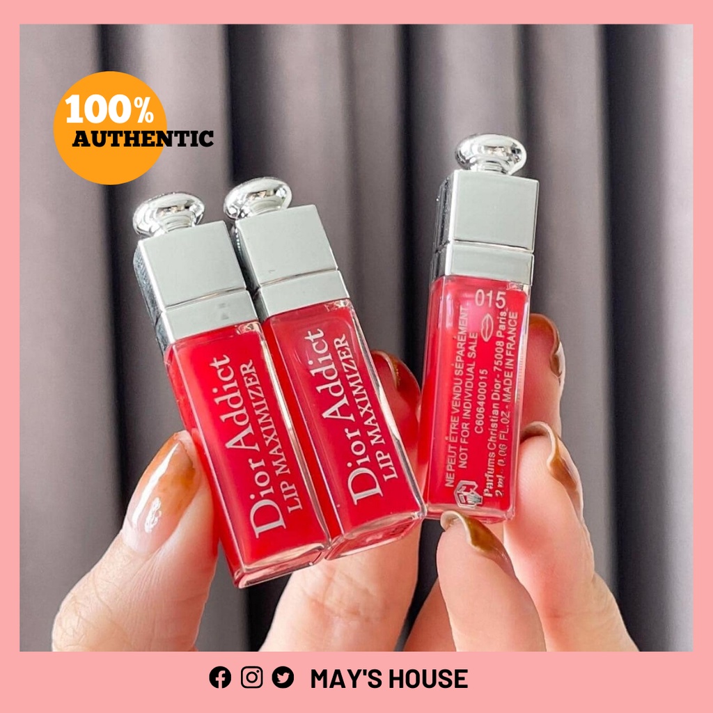 [015] Son dưỡng Dior collagen addict lip maximizer mini- Dưỡng môi hồng căng mọng