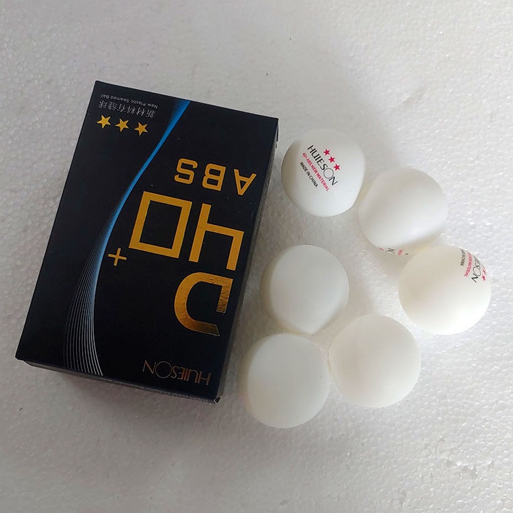 Quả bóng bàn Huieson 40+ hộp 6 bóng ⚡Bóng bàn ABS luyện tập tiêu chuẩn 3 sao dùng tập luyện - thi đấu