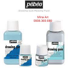 Keo chặn màu nước Pebeo, Drawing Gum Pebeo chai to 250ml