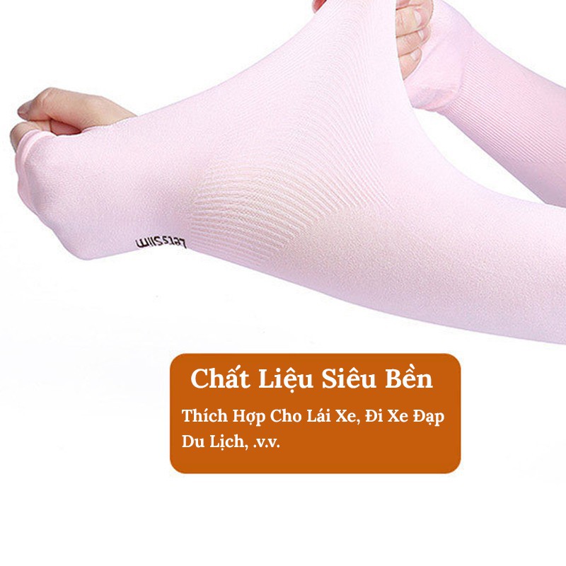 Găng tay chống nắng Let's Slim dày dặn chống tia UV