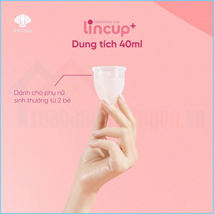 [CHÍNH HÃNG-TẶNG DDVS] Cốc Nguyệt San Lincup + Cho Phụ Nữ Cổ Tử Cung Thấp/ Đã Sinh Thường 2 Bé Litimate Nhập Khẩu Từ Mỹ