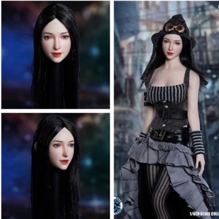 Mô Hình Đầu Nhân Vật Nữ Tỉ Lệ 1/6 SDH024 12"