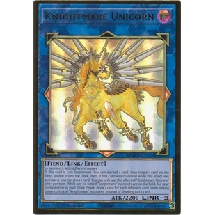 Thẻ bài Yugioh - TCG - Knightmare Unicorn / MGED-EN034'