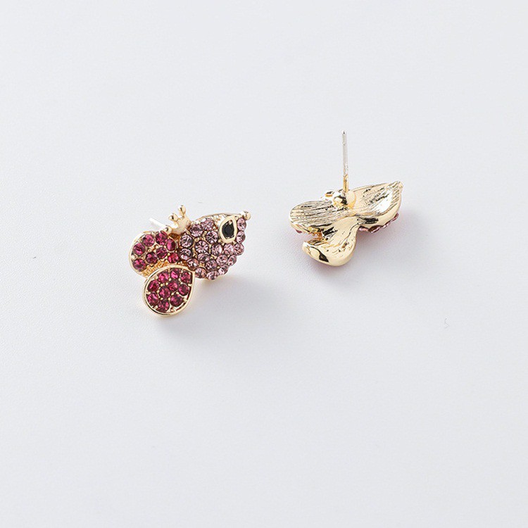 Bông tai thời trang chuột hồng cực xinh - HT276