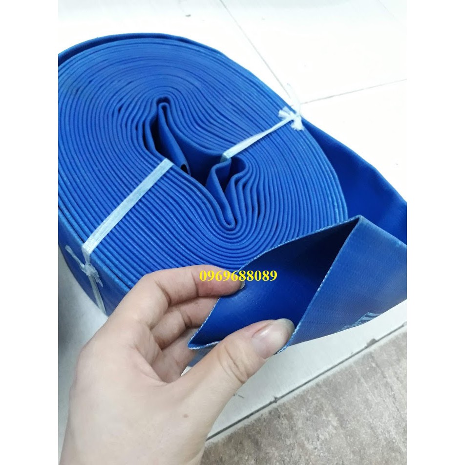 Ống Bơm Nước Vải Bạt Đúc  Phi 50 cho bơm chìm Tõm - Dài 15m