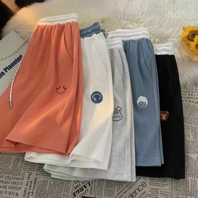 Quần Short thun Icon trơn freesiz dưới 75kg Nam Nữ Unisex form rộng - quần đùi form lửng vải thun mịn không nhăn cực mát