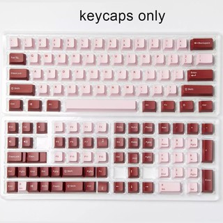 [Mã 66ELSALE giảm 7% đơn 300K] Bộ Keycap Darling PBT 127 Phím Font chữ đẹp,PBT Dày Double-Shot, Layout 68, 84,98…