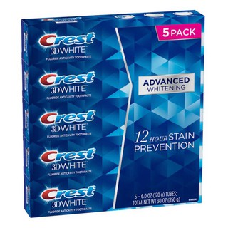 Mila kem đánh răng crest 3d advanced whitening - mỹ - 158g