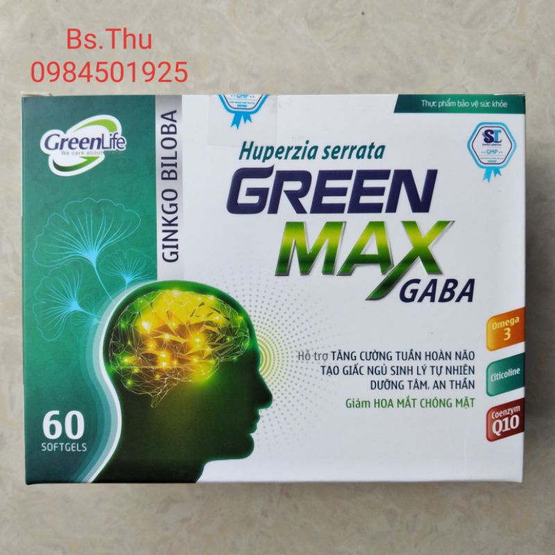 Green Max Gaba hộp 60 viên