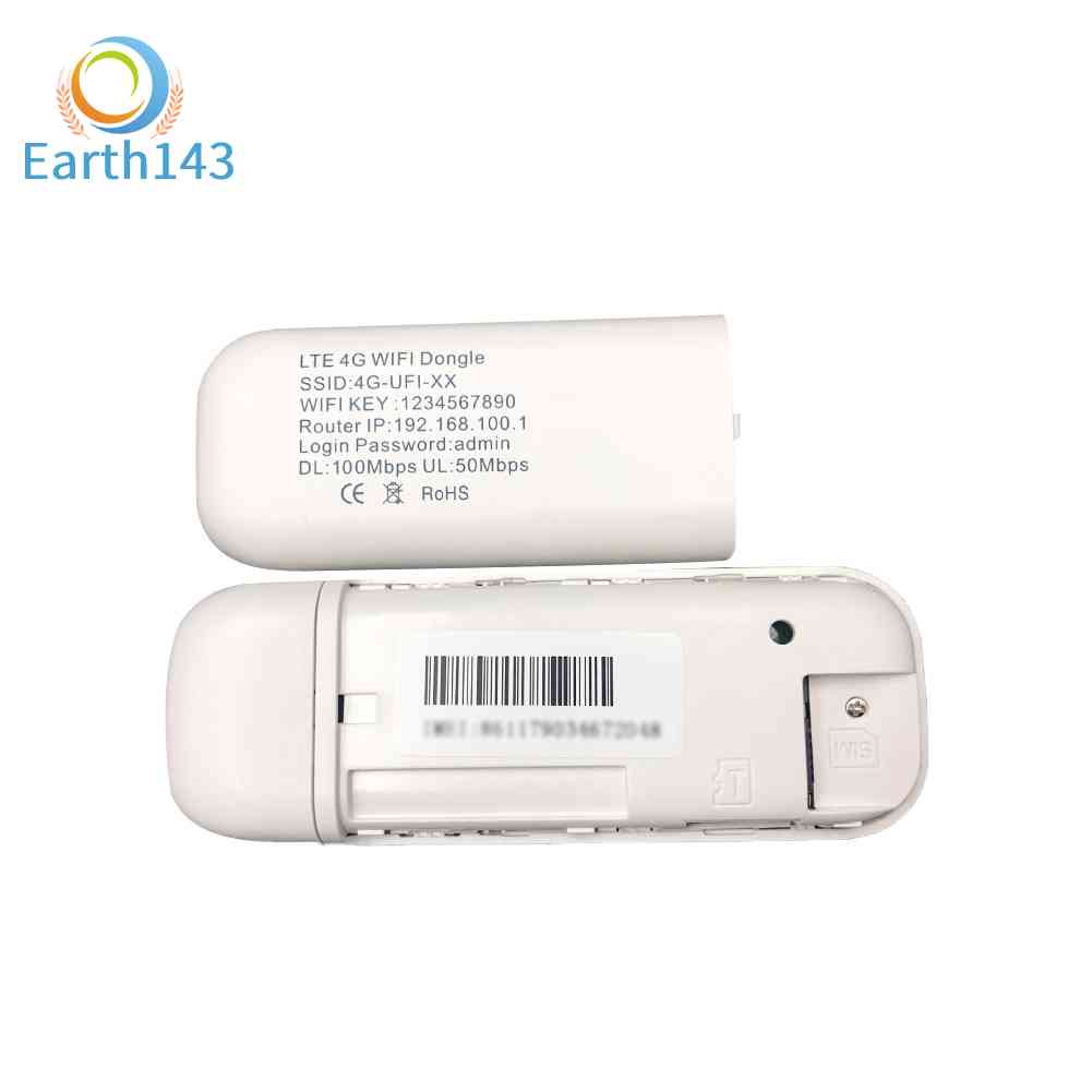 Earth143  Usb Phát WiFi 4G LTE 150Mbps 4G Thẻ