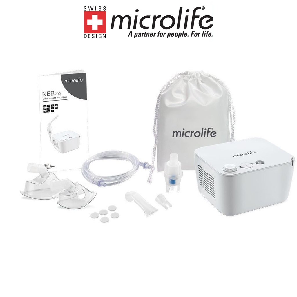 MÁY XÔNG MŨI HỌNG MICROLIFE NEB 200 - BẢO HÀNH 3 NĂM