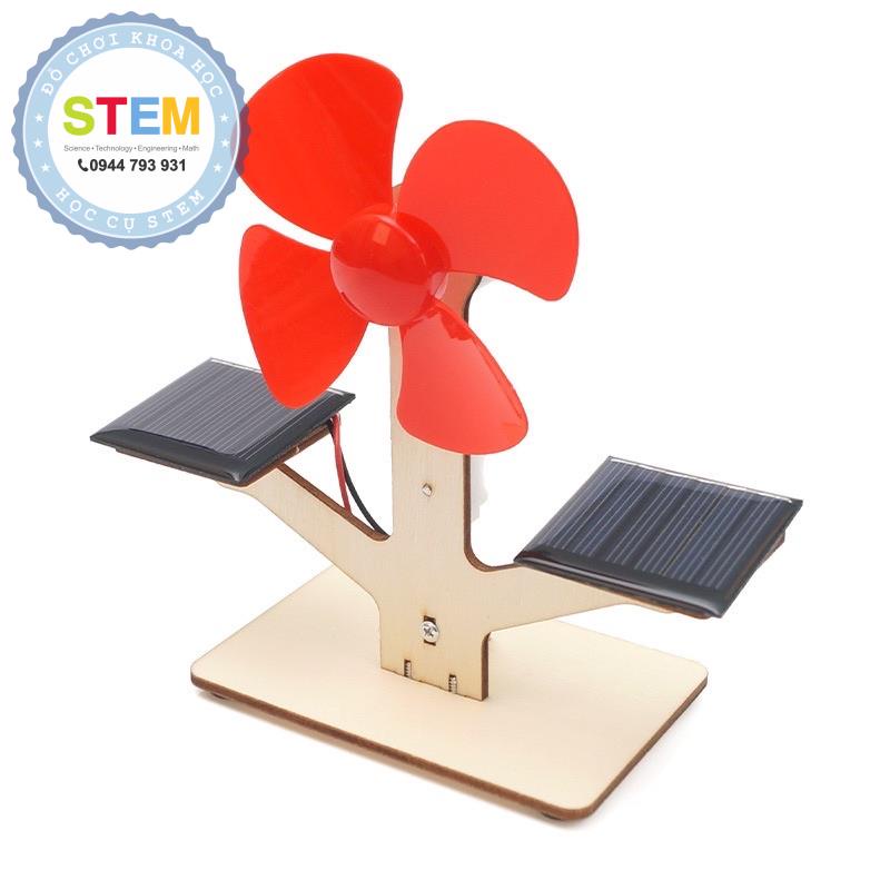 Quạt năng lượng mặt trời tự lắp ráp DIY| Đồ chơi STEM