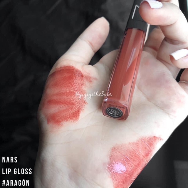 Son bóng Nars Lip Gloss màu Aragon fullsize, fullbox, vợt sale tại store