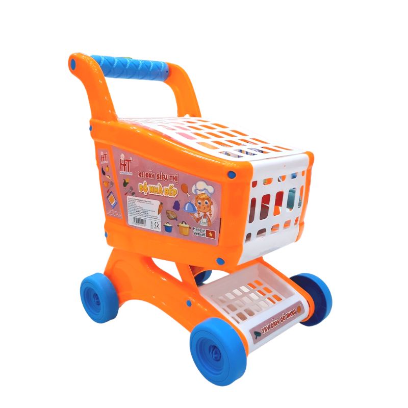 Bộ đồ chơi xe đẩy trái cây siêu thị loại Lớn