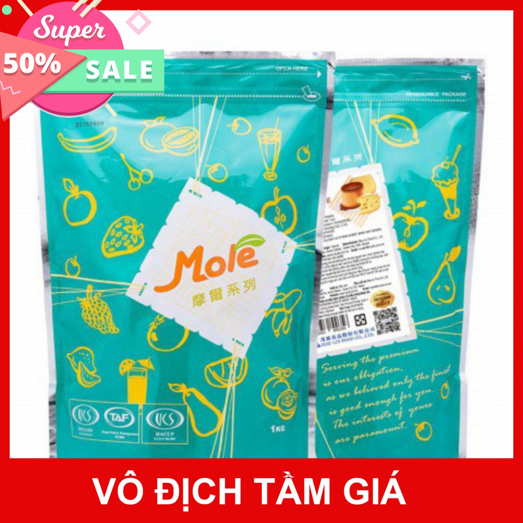 Pudding trứng Mole Đài Loan chia lẻ gói 100gam