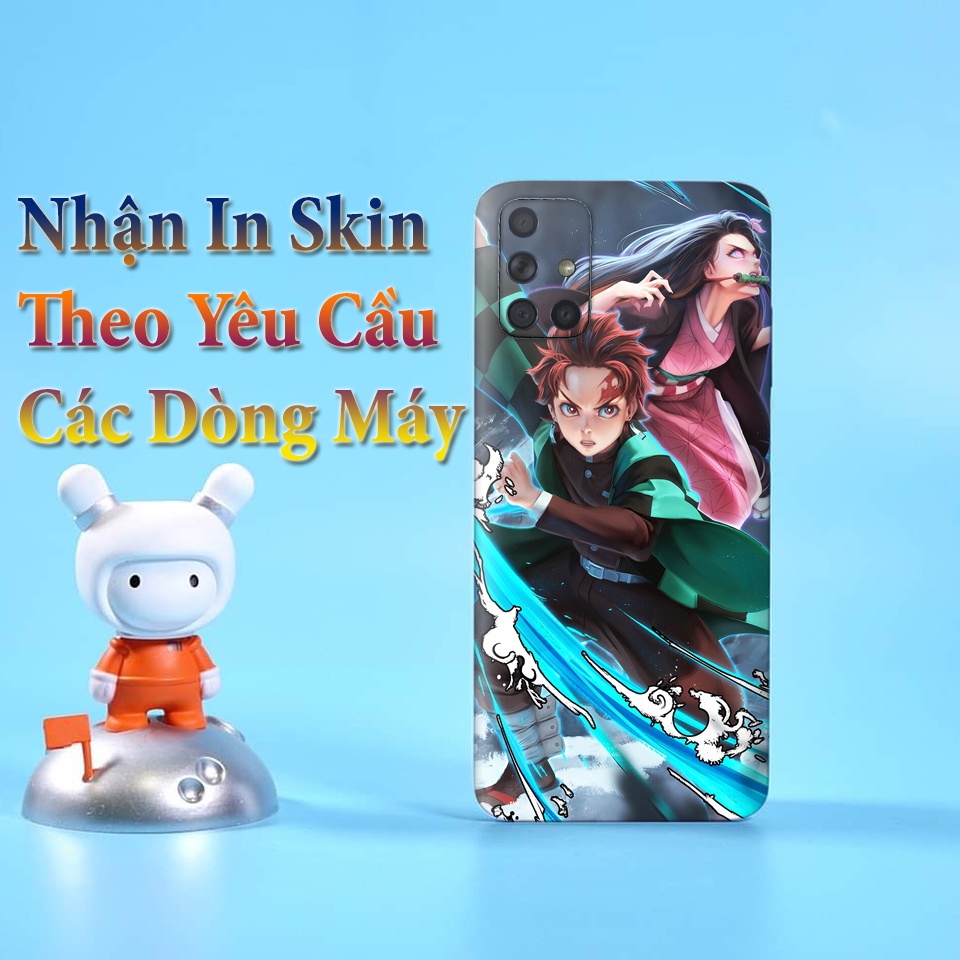 Miếng Dán Skin Điện Thoại Kimetsu no Yaiba Cho Iphone 6/ 7/ 8/ X/ XS/ 11/ 11 Pro Max Và Các Dòng Máy Android