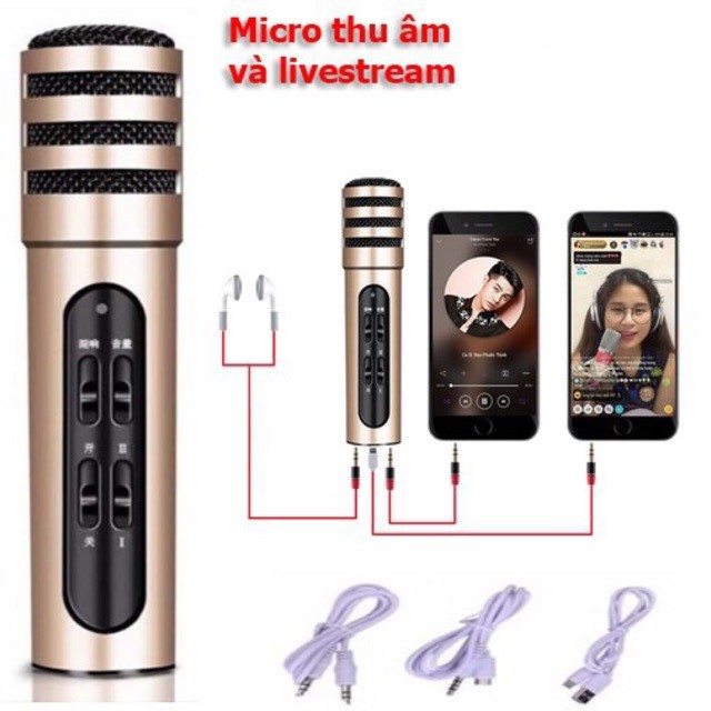 BỘ THU ÂM LIVESTREAM, HÁT KARAOKE NGAY TRÊN ĐIỆN THOẠI