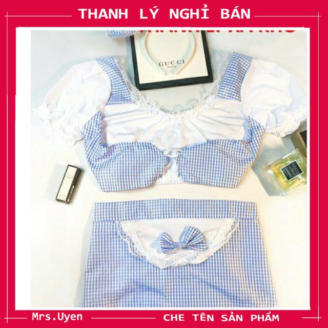 Bộ Đồ Ngủ Cosplay Sexy Nàng Lọ Lem Chăm Chỉ, Váy Ngủ Cosplay Hầu Gái Đủ Phụ Kiện Mã HGX | BigBuy360 - bigbuy360.vn