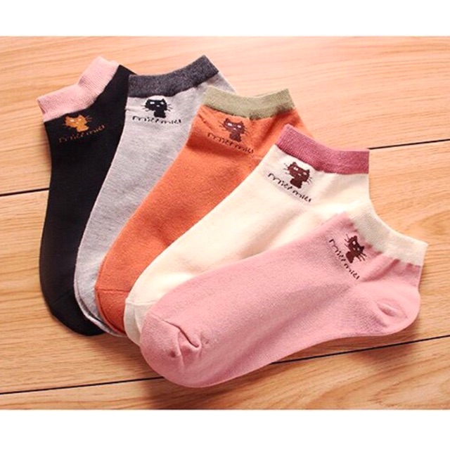Set 5 Đôi Tất Miu Miu Cute