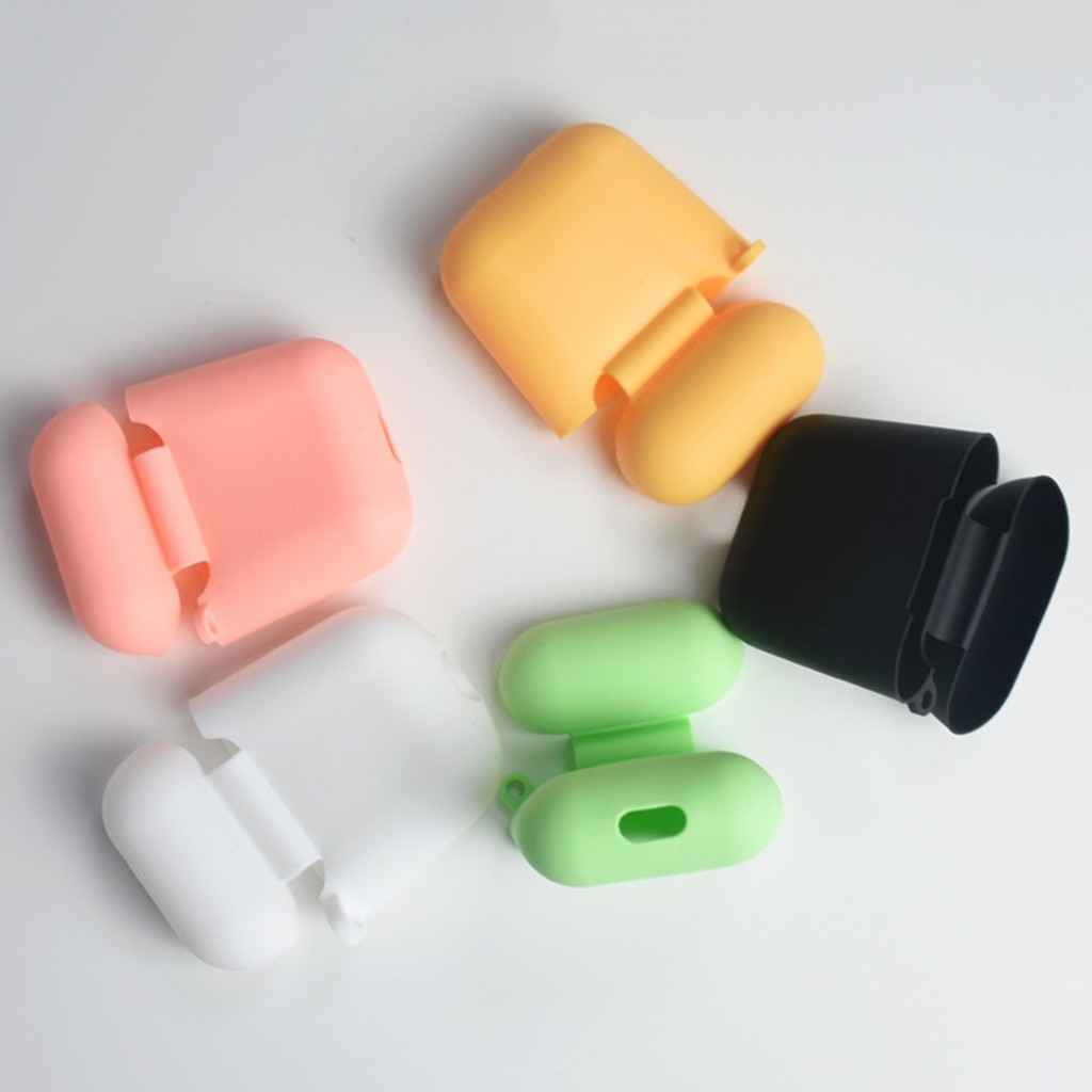 Vỏ Bảo Vệ Hộp Sạc Tai Nghe Airpods 1 / 2 Chống Trầy Kèm Phụ Kiện