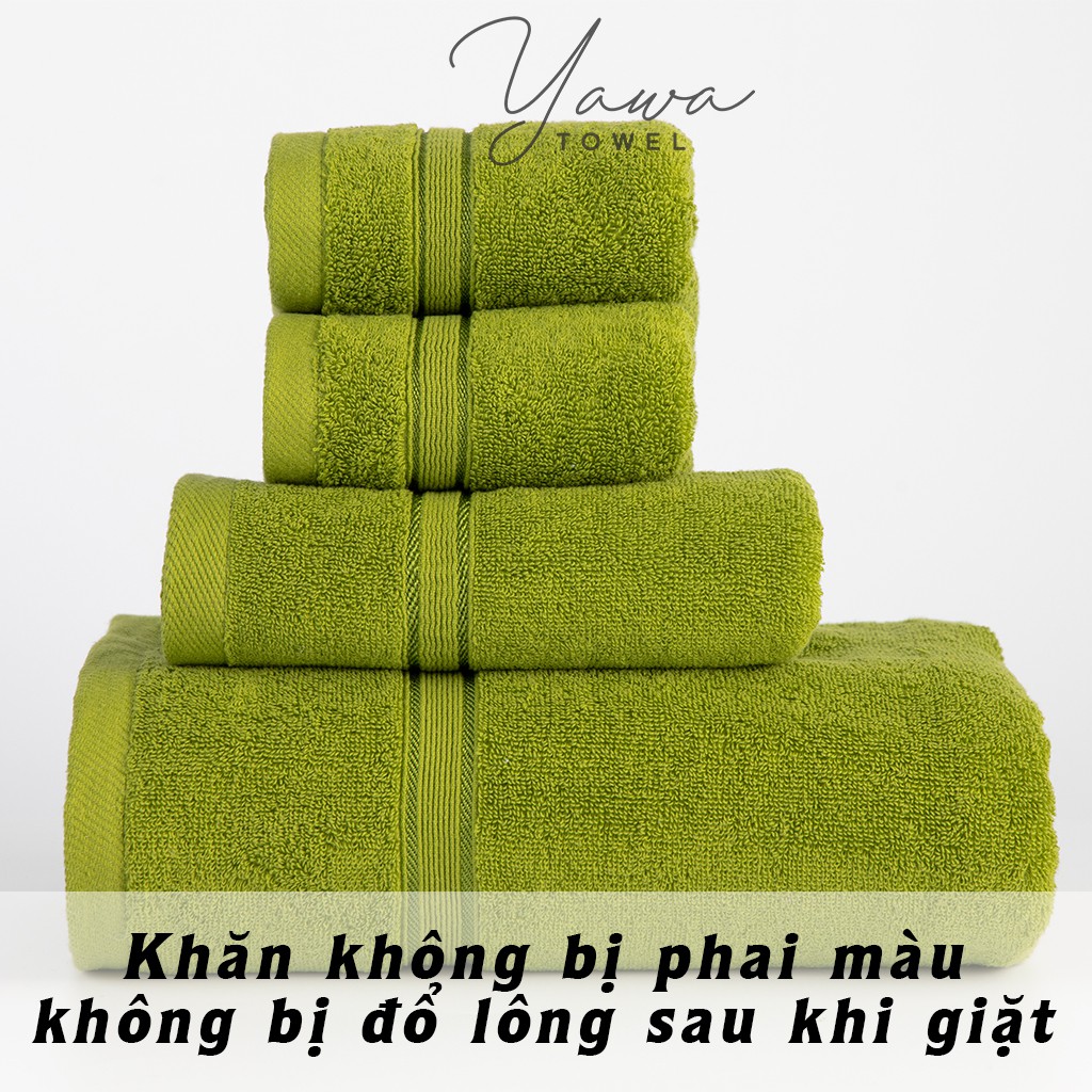 Khăn tắm Royal 50x100cm 60x120cm với sợi bông cotton dày thấm hút tốt, không đổ lông, không ra màu