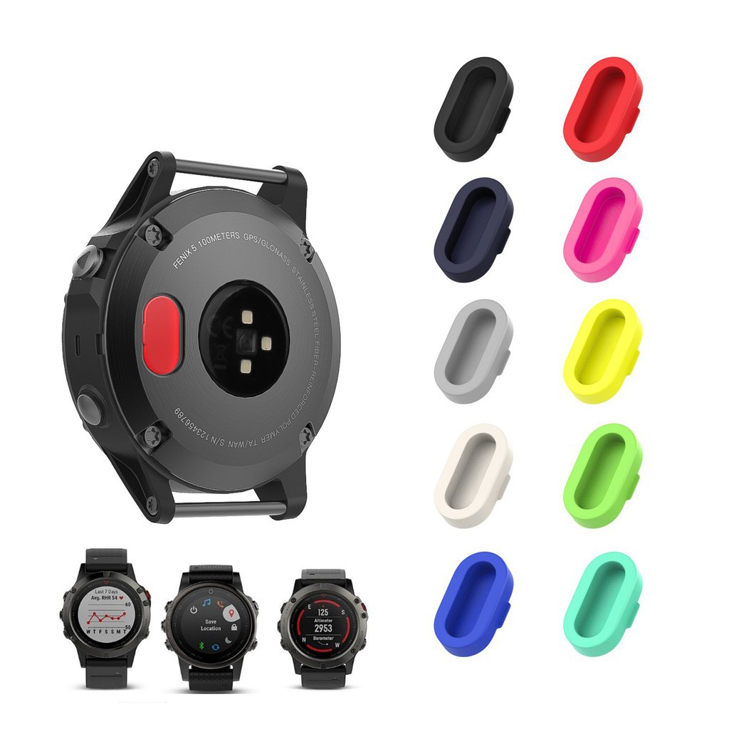 Nút bịt cổng sạc bằng silicone cho đồng hồ Garmin Fenix 5/5S/5X/instinct/Forerunner 935/45/45S/245/945