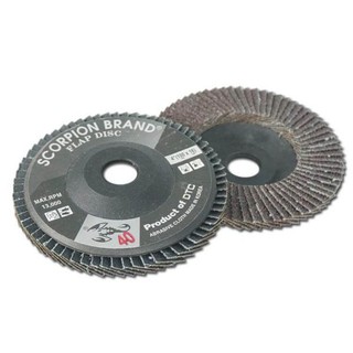 Nhám Dĩa Xếp Nhựa 4 inch - Bò Cạp Đen Korea