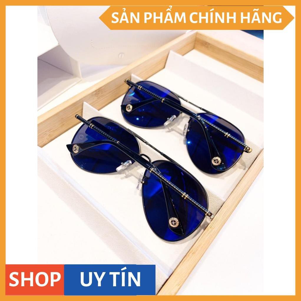 Kính mát thời trang nam cao cấp tròng polaroid chống tia UV MONPHIM - Tặng Kèm Kính Xuyên Đêm